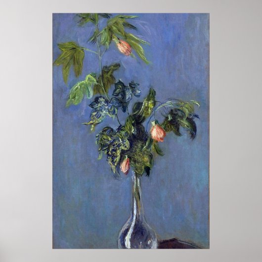 Monet France Impressionist People Blume in einer V Poster (Vorne)