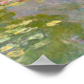 Monet France Impressionist People Water Lilien Ar Poster (Ecke)