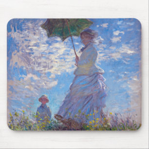 Monet France Impressionistische Menschen Frau mit Mousepad
