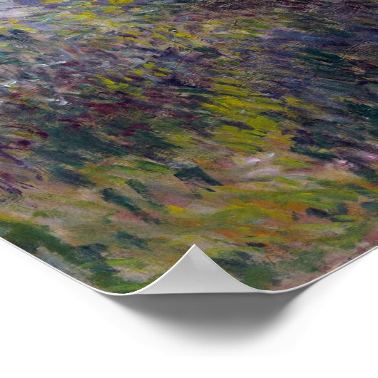 Monet France Impressionistische Menschen Frau mit  Poster (Ecke)