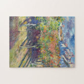 Monet France Les Tilleuls a Poissy Impressionist Puzzle (Horizontal)