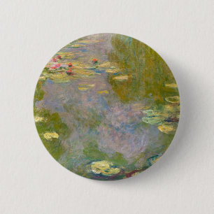 Monet France Water Lilien Impressionisten Button