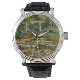 Monet Französische Japanische Brücke Giverney Armbanduhr