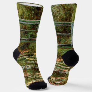 Monet Französische Japanische Brücke Giverney Socken