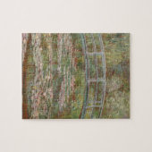 Monet Französische Japanische Brücke Kunst Puzzle (Horizontal)
