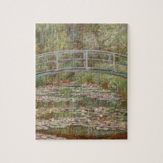 Monet Französische Japanische Brücke Kunst Puzzle (Vertikal)
