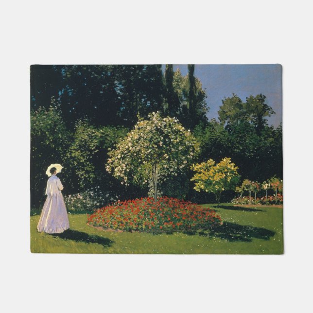 Monet - Frau im Garten Fußmatte (Vorderseite)