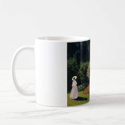 Monet - Frau im Garten Kaffeetasse (Links)
