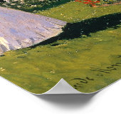 Monet - Frau im Garten Poster (Ecke)