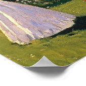 Monet - Frau im Garten Poster (Ecke)