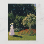 Monet - Frau im Garten Postkarte (Vorderseite)