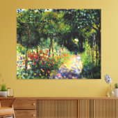 Monet - Frau im Garten, schöne Kunstmalerei Leinwanddruck (Insitu (Wohnzimmer))
