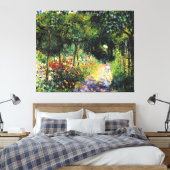 Monet - Frau im Garten, schöne Kunstmalerei Leinwanddruck (Insitu (Schlafzimmer))