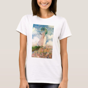 Monet Frau mit einem Sonnenschirm-T - Shirt