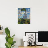 Monet - Frau mit Sonnenschirm, Madame Monet und So Poster (Heimbüro)
