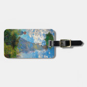 Monet Frau Sonnenschirm Impressionismus Gepäckanhänger (Vorderseite horizontal)