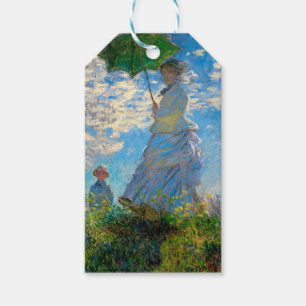 Monet Frau Sonnenschirm Impressionismus Geschenkanhänger