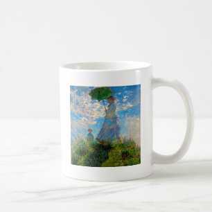 Monet Frau Sonnenschirm Impressionismus Kaffeetasse