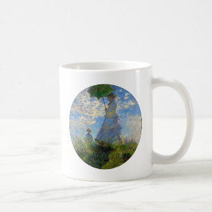 Monet Frau Sonnenschirm Impressionismus Kaffeetasse