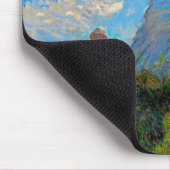 Monet Frau Sonnenschirm Impressionismus Mousepad (Ecke)