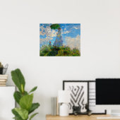 Monet Frau Sonnenschirm Impressionismus Poster (Heimbüro)