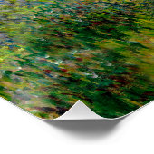 Monet Frau Sonnenschirm Impressionismus Poster (Ecke)