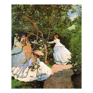 Monet - Frauen im Garten Fotodruck
