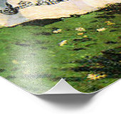 Monet - Frauen im Garten Fotodruck (Ecke)