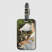 Monet - Frauen im Garten Gepäckanhänger (Vorderseite Vertikal)