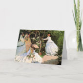 Monet - Frauen im Garten Karte (Vorderseite)