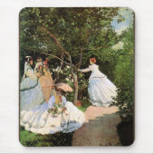 Monet - Frauen im Garten Mousepad (Vorne)