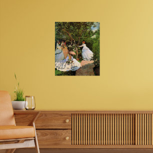 Monet - Frauen im Garten Poster