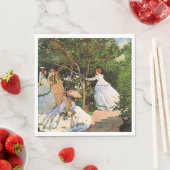 Monet - Frauen im Garten Serviette (Beispiel)