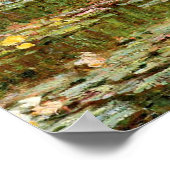 Monet French Japanese Bridge Art Poster (Ecke)