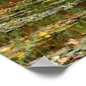 Monet French Japanese Bridge Art Poster (Ecke)