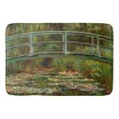 Monet French Japanese Bridge Giverney Badematte (Vorderseite)