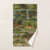 Monet French Japanese Bridge Giverney Badhandtuch Set (Handtuch)