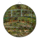 Monet French Japanese Bridge Giverney Dartscheibe (vorne)