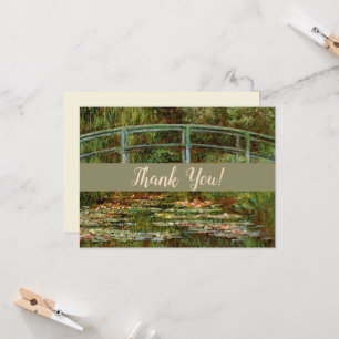 Monet French Japanese Bridge Giverney Einladung