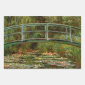 Monet French Japanese Bridge Giverney Geschenkpapier Set (Vorderseite)