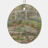 Monet French Japanese Bridge Giverney Keramikornament (Links)
