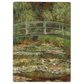 Monet French Japanese Bridge Giverney Klemmbrett (Rückseite)