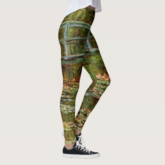 Monet French Japanese Bridge Giverney Leggings (Rechts)