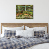 Monet French Japanese Bridge Giverney Leinwanddruck (Insitu (Schlafzimmer))