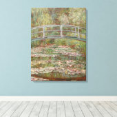 Monet French Japanese Bridge Giverney Leinwanddruck (Insitu (Holzboden))
