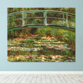 Monet French Japanese Bridge Giverney Leinwanddruck (Insitu (Holzboden))