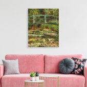 Monet French Japanese Bridge Giverney Leinwanddruck (Insitu (Wohnzimmer))