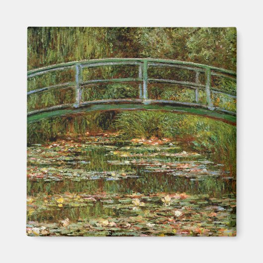 Monet French Japanese Bridge Giverney Magnet (Vorne)
