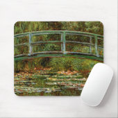 Monet French Japanese Bridge Giverney Mousepad (Mit Mouse)