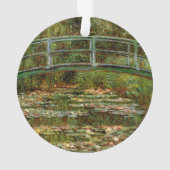 Monet French Japanese Bridge Giverney Ornament (Rückseite)